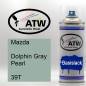Preview: Mazda, Dolphin Gray Pearl, 39T: 400ml Sprühdose, von ATW Autoteile West.